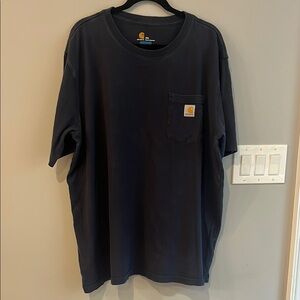 Carhartt Dark Blue Tee with Pocket